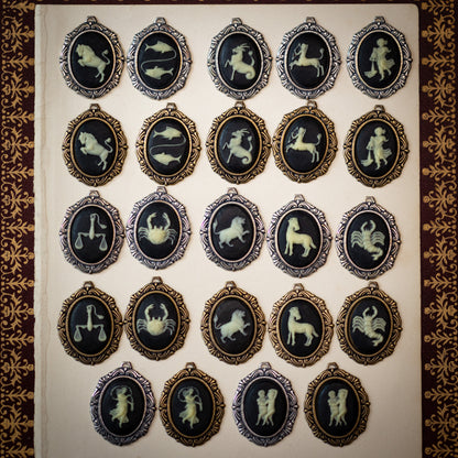 Zodiac Cameo Necklaces - Pick a Sign