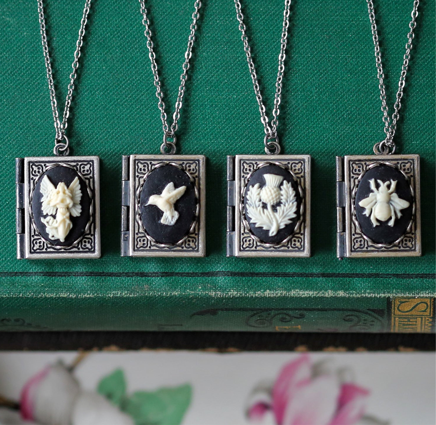 Cameo Book Locket