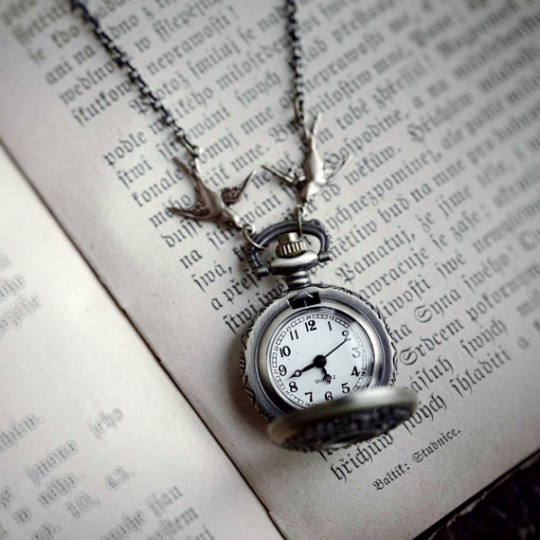 Pocket Watch Necklace Artemis