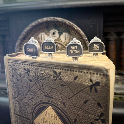 Large Typewriter Key Bookmark