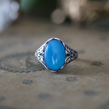 Blue Stone Adjustable Rings