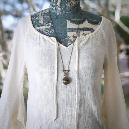 Crown Watch Necklace