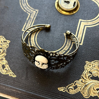 Mushroom Cameo Bracelet