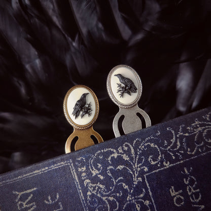 Raven Cameo Bookmark