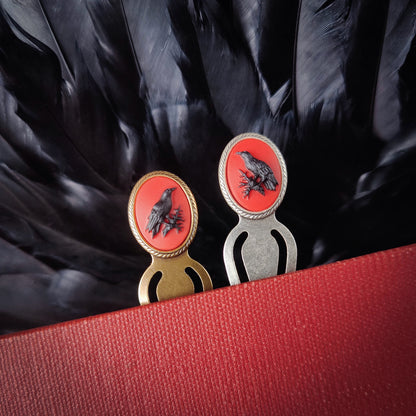 Raven Cameo Bookmark