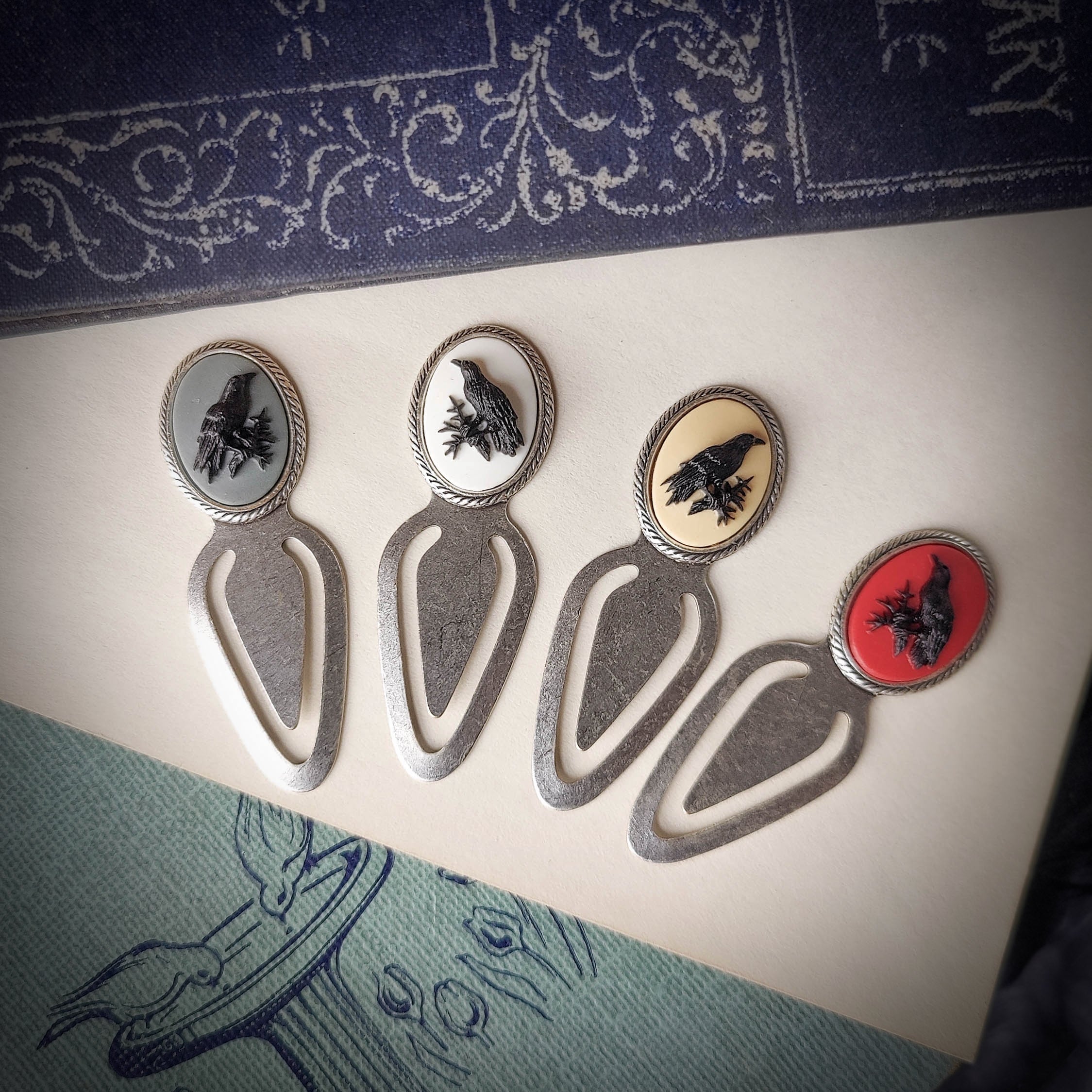 Raven Cameo Bookmark