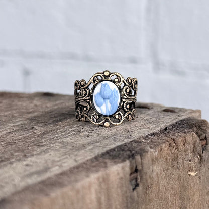 Tulip Cameo Ring