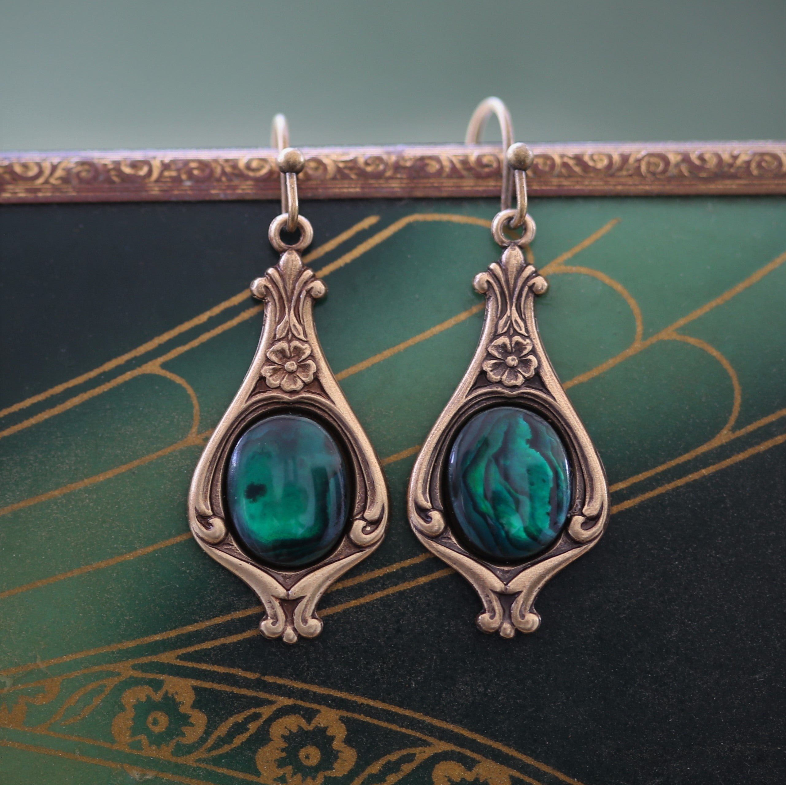 Stone Drop Earrings