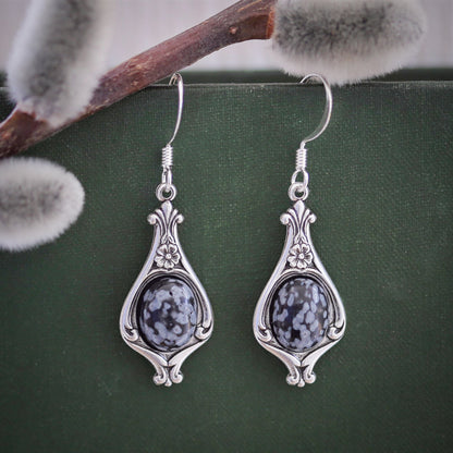 Stone Drop Earrings