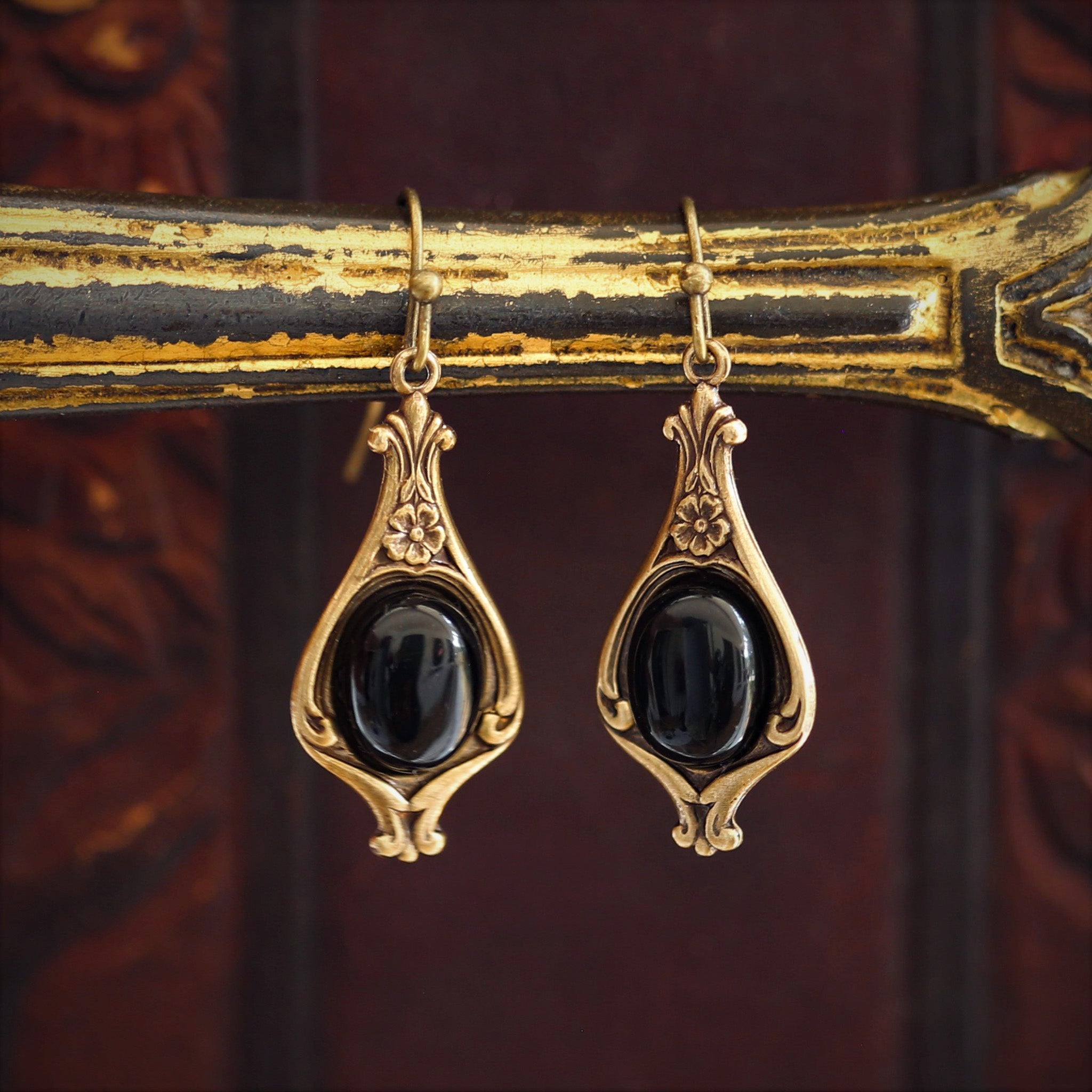 Stone Drop Earrings