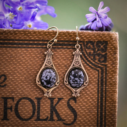 Stone Drop Earrings