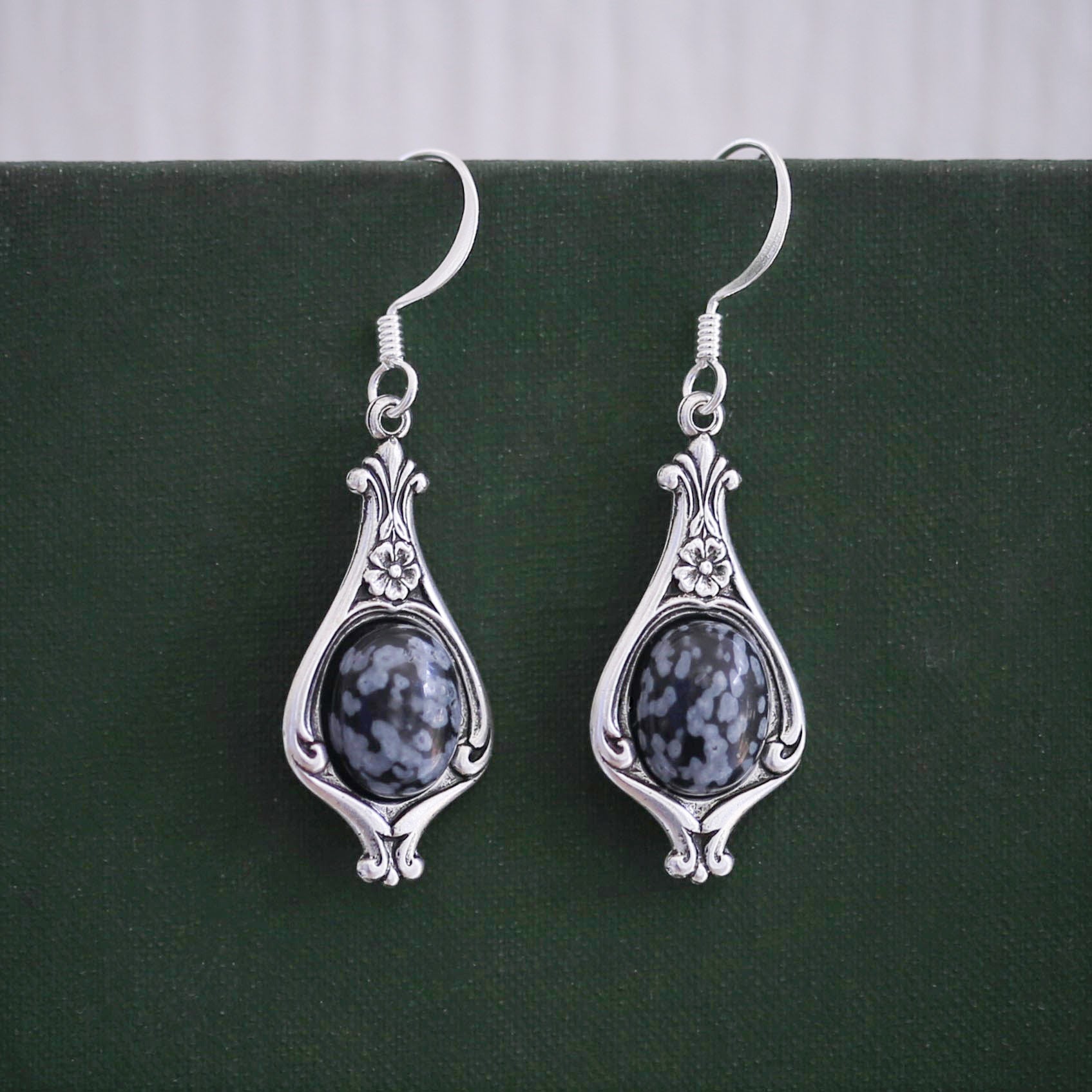 Stone Drop Earrings