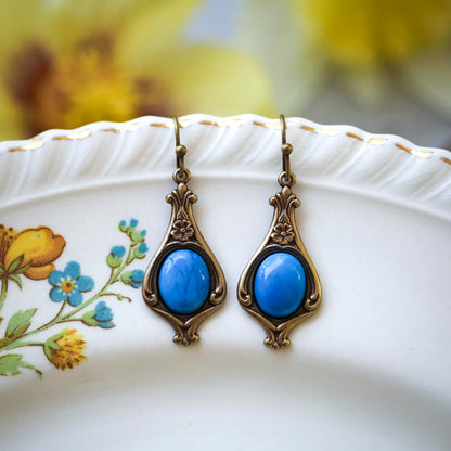 Stone Drop Earrings