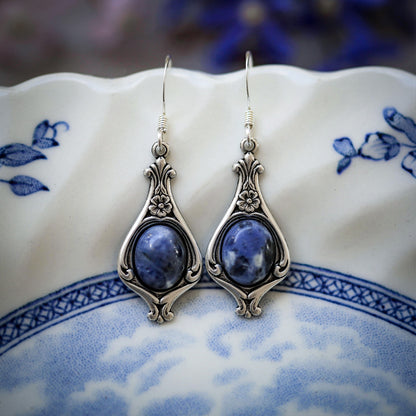 Stone Drop Earrings