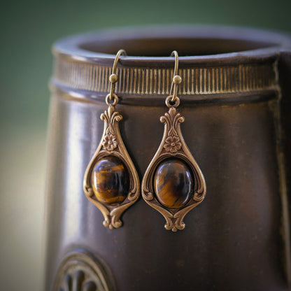 Stone Drop Earrings