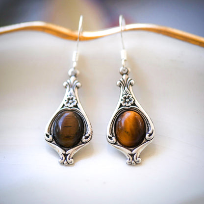 Stone Drop Earrings