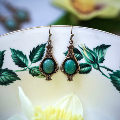 Stone Drop Earrings