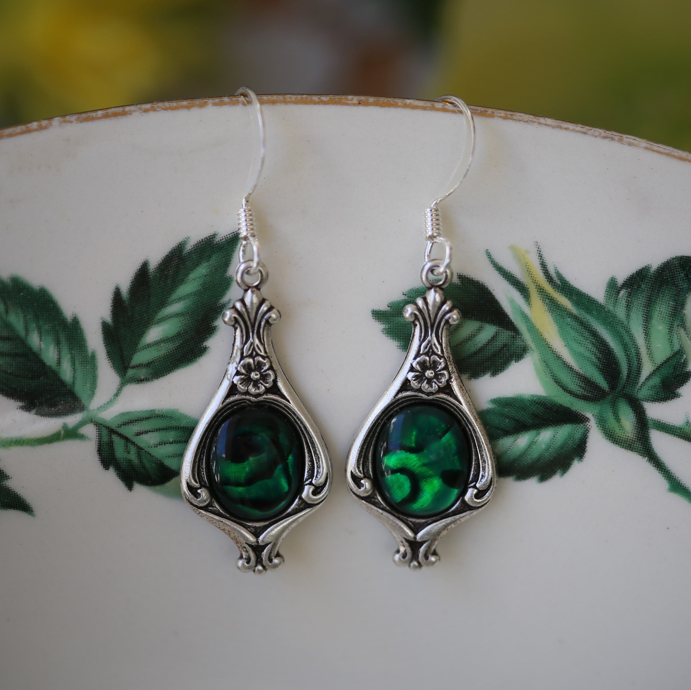 Stone Drop Earrings