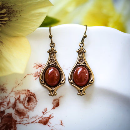 Stone Drop Earrings