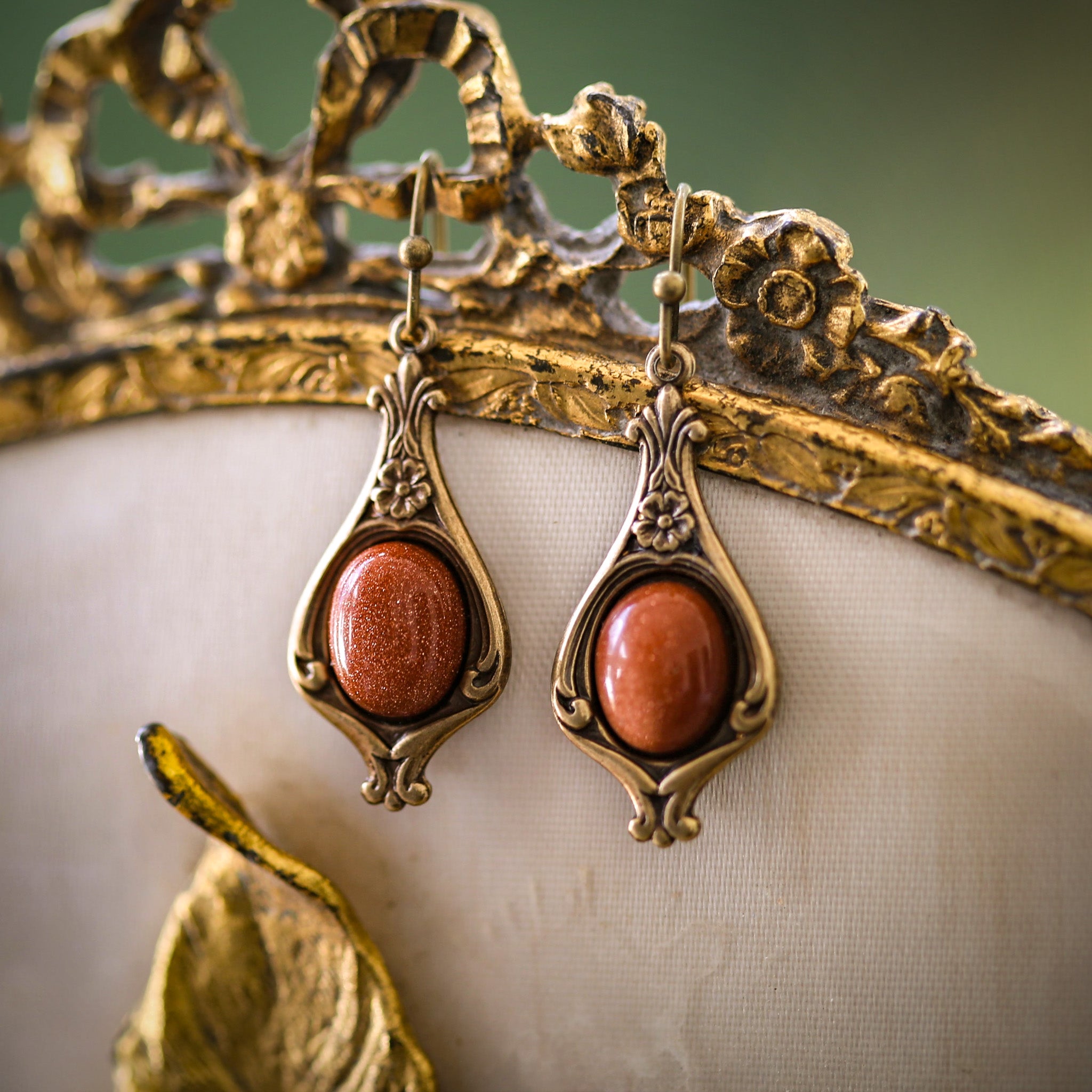 Stone Drop Earrings