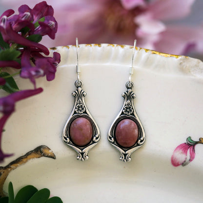 Stone Drop Earrings