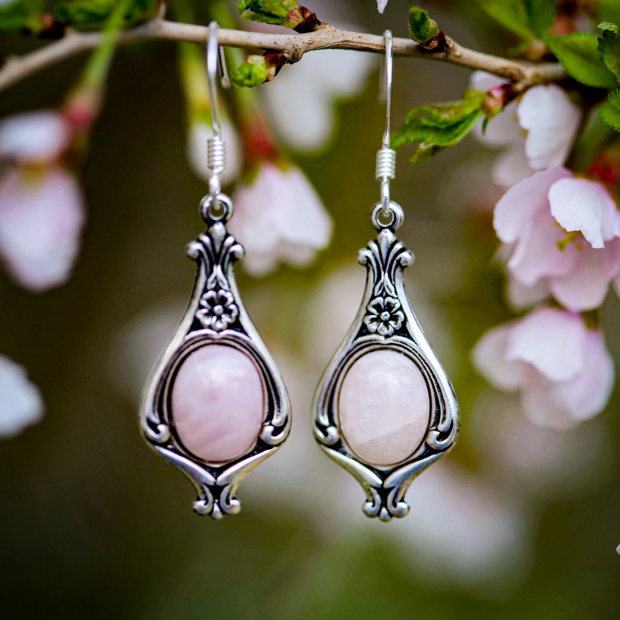 Stone Drop Earrings