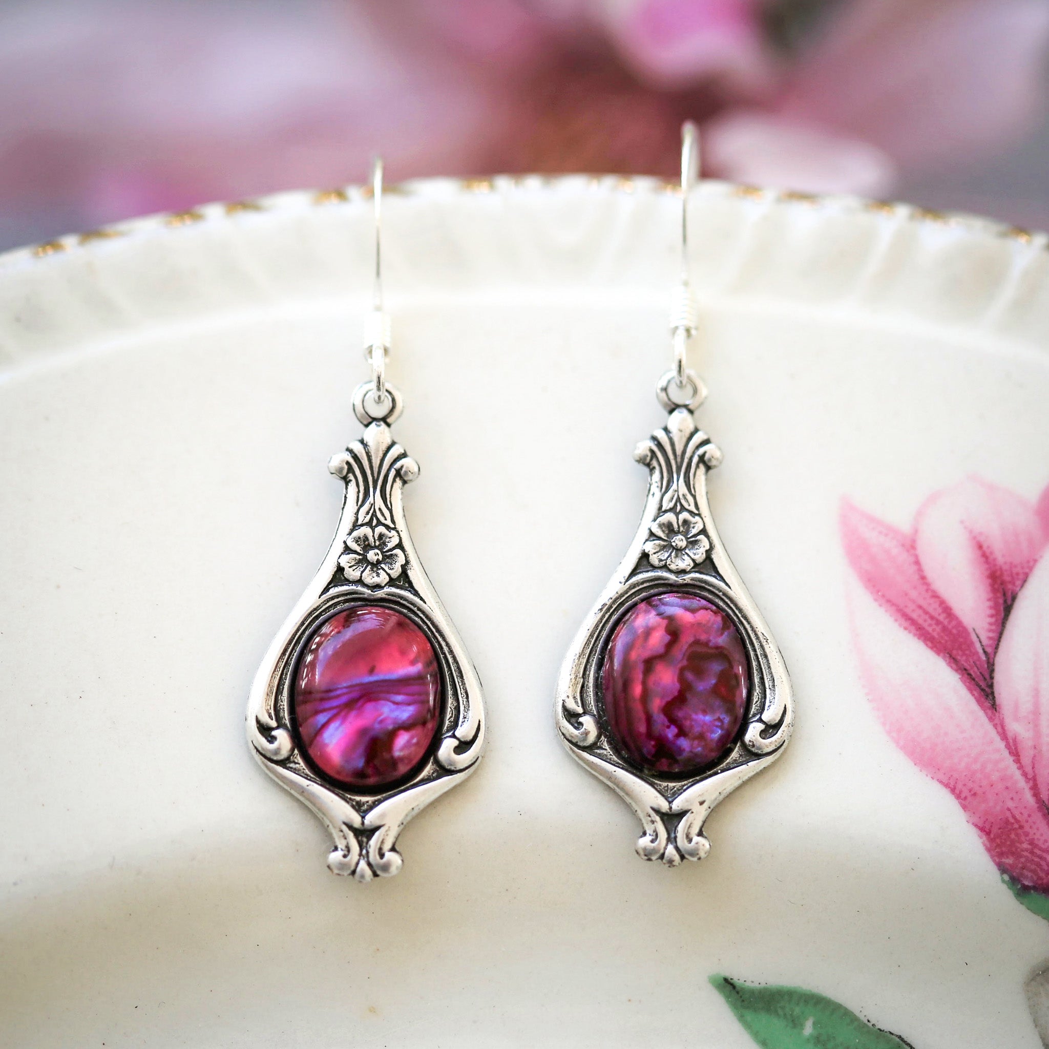 Stone Drop Earrings