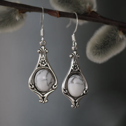 Stone Drop Earrings