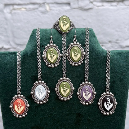 Lily of the Valley Jewelry Set