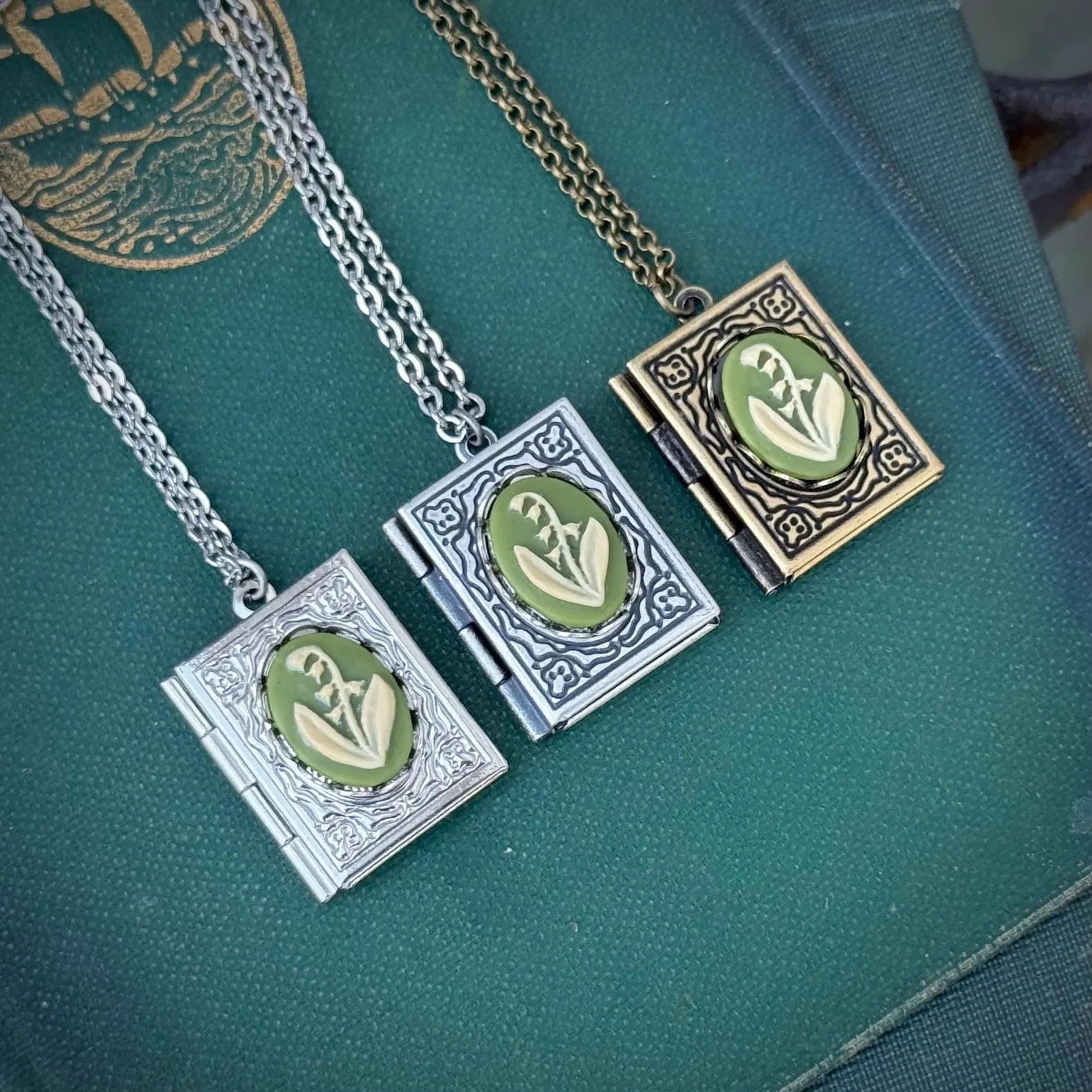 Lily of the Valley Locket
