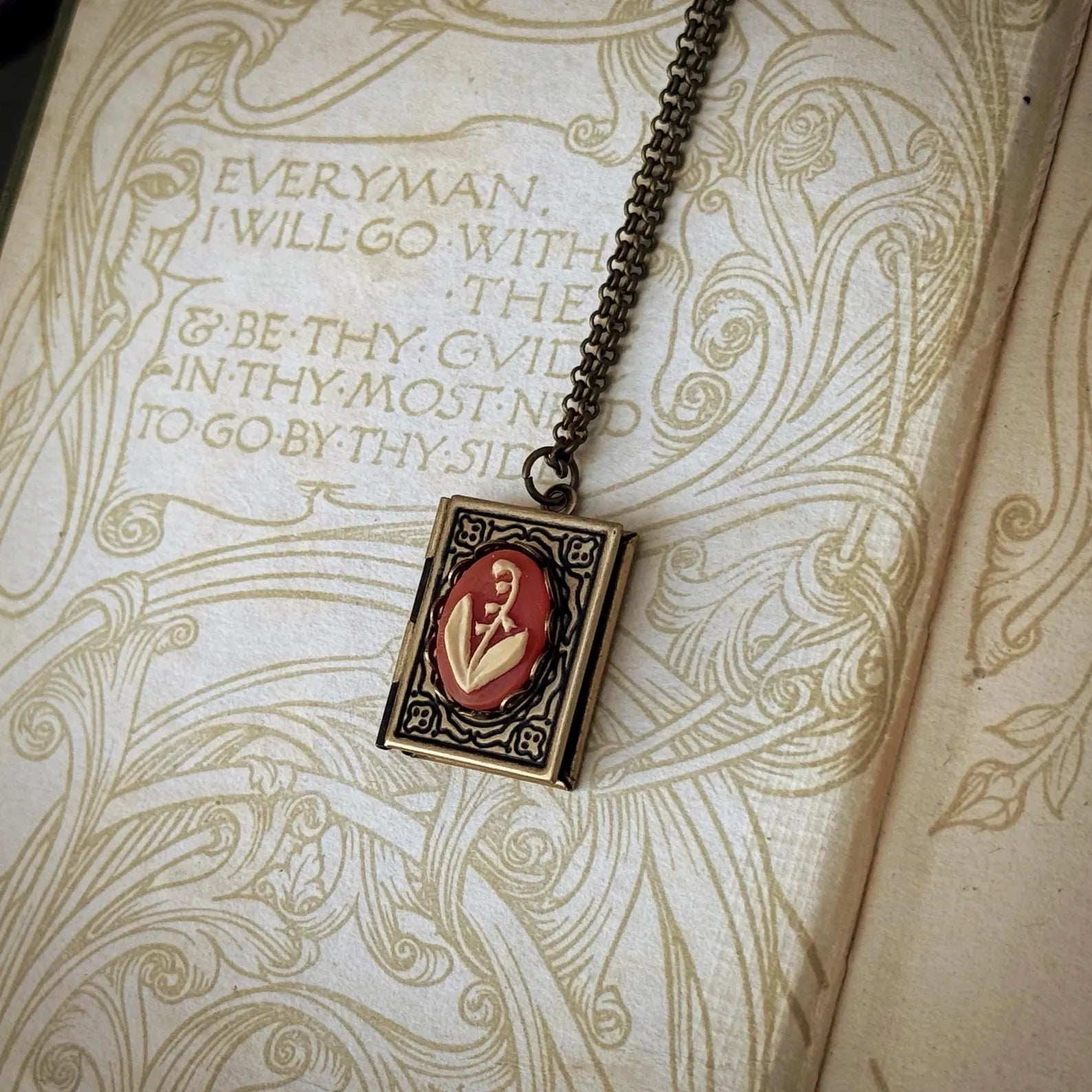 Lily of the Valley Locket