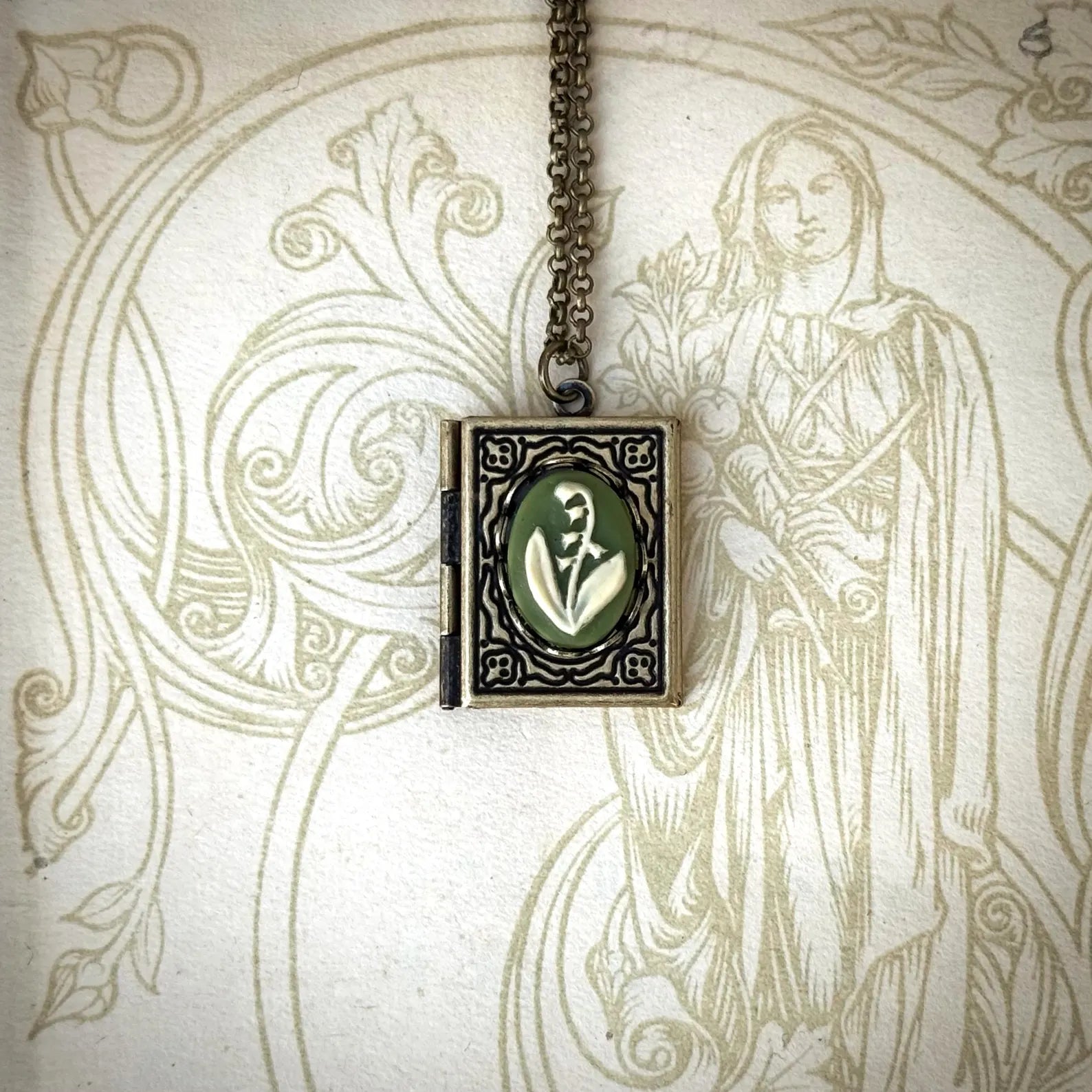 Lily of the Valley Locket