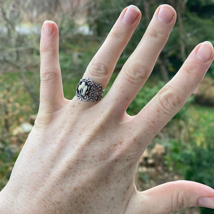 Tulip Cameo Ring