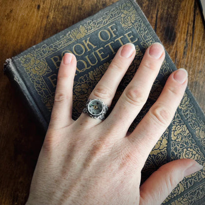 Filigree Compass Ring