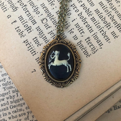 Zodiac Cameo Necklaces - Pick a Sign