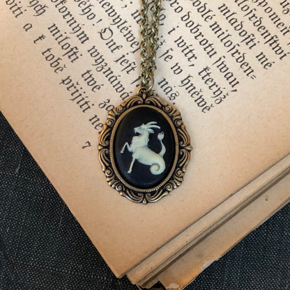 Zodiac Cameo Necklaces - Pick a Sign