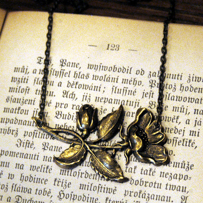 Victorian Rose Necklace