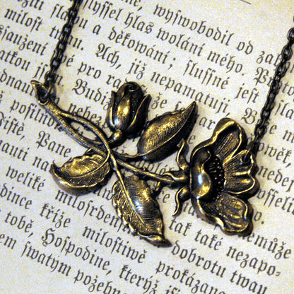 Victorian Rose Necklace