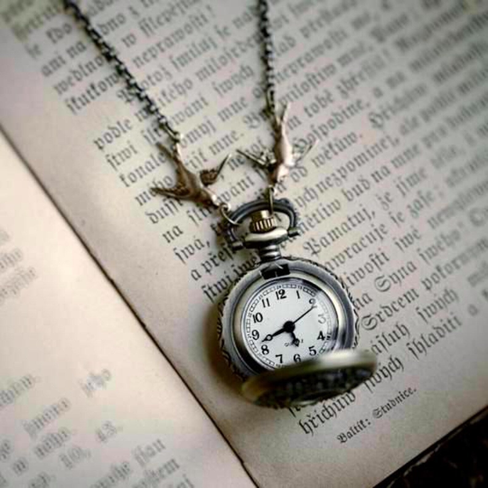 Ribcage Watch Necklace