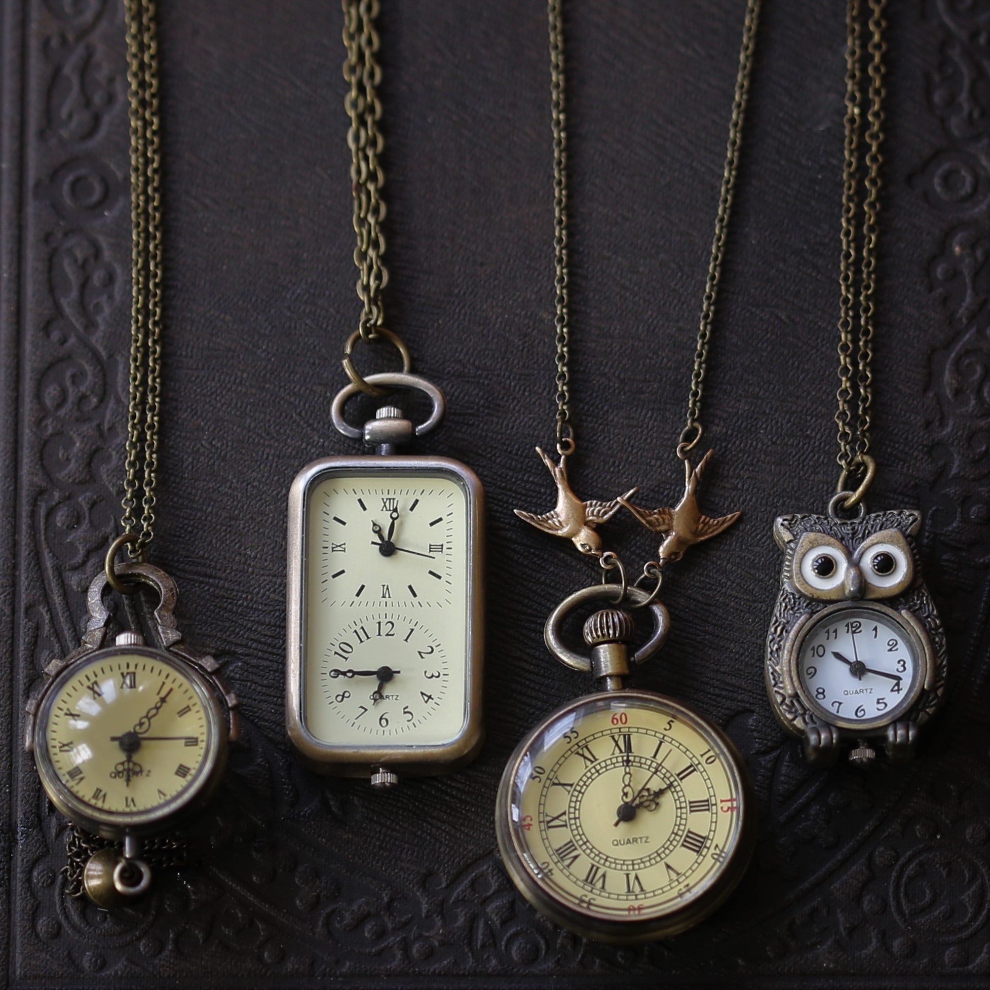 Pocket Watch Time Piece Necklace