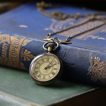 Pocket Watch Time Piece Necklace