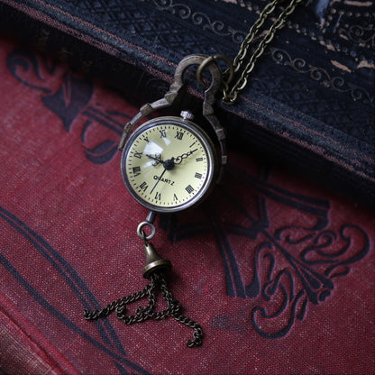 Pocket Watch Time Piece Necklace