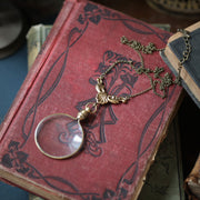 Brass Victorian Monocle Necklaces
