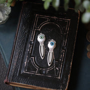 Dolls Eye Silver Bookmark- Choose a Color