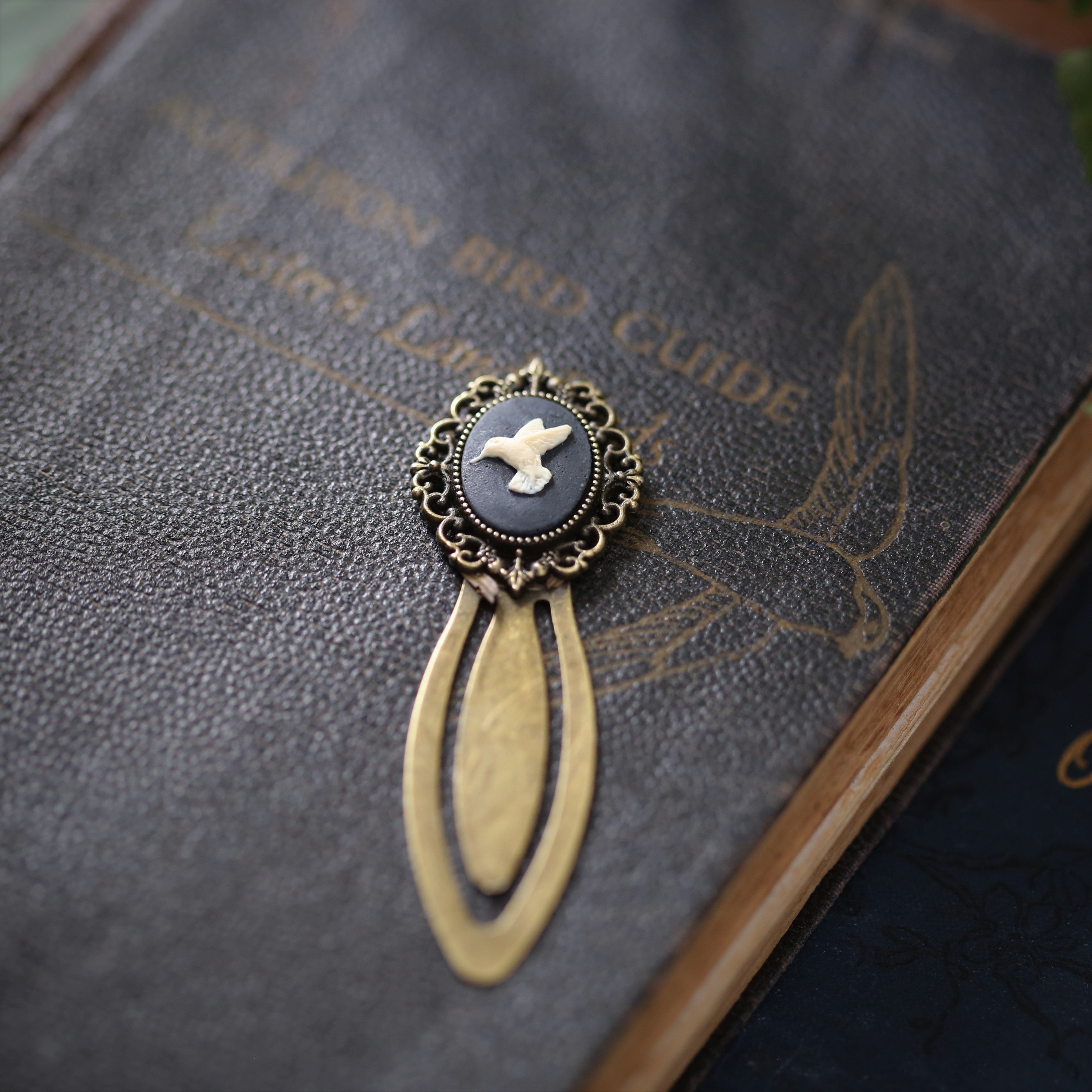 Cameo Filigree Brass Bookmark- Choose a Style