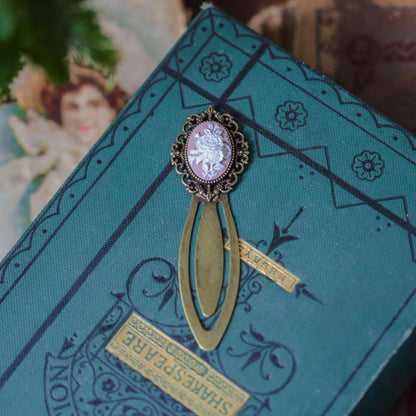 Floral Filigree Cameo Bookmarks