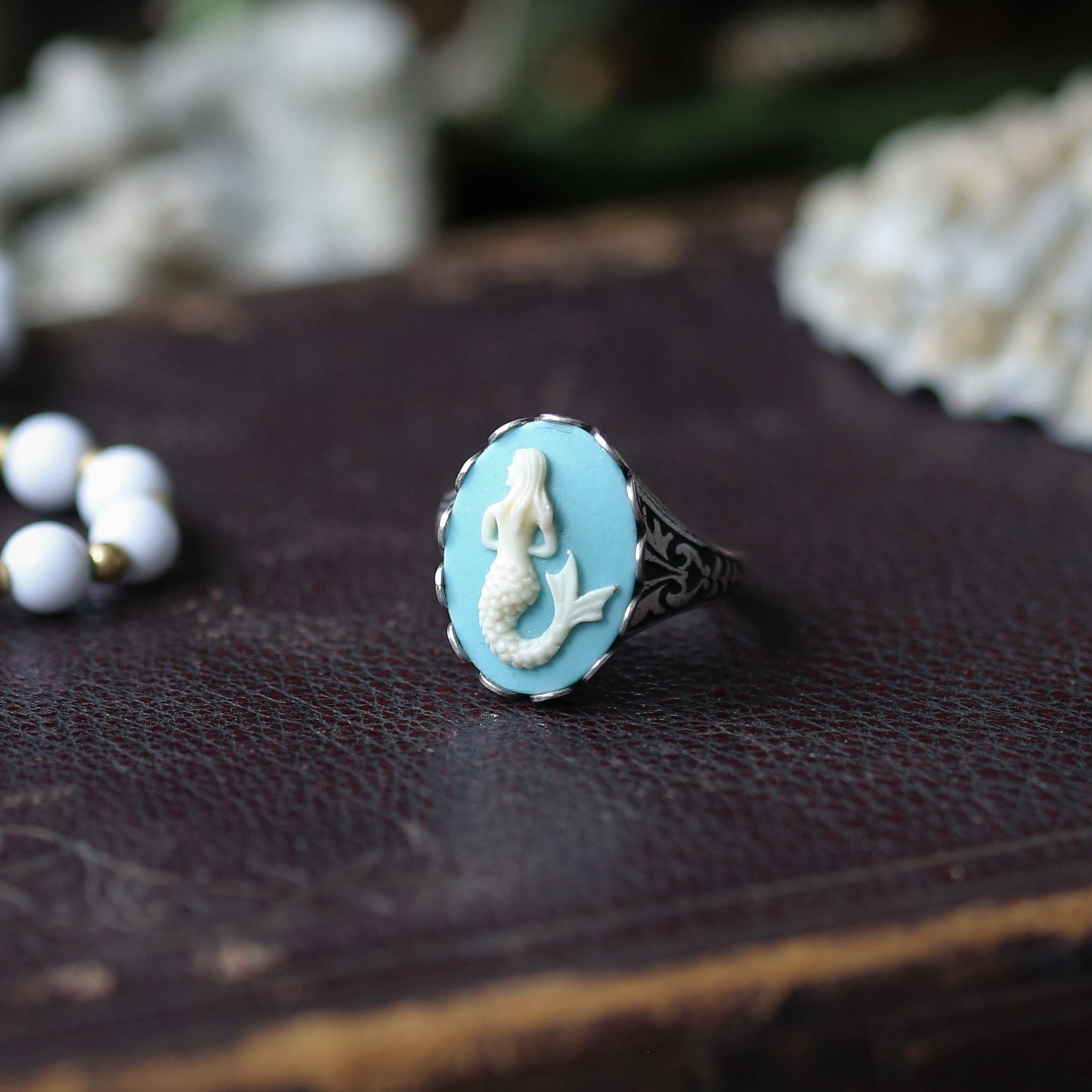 Mermaid Cameo Ring