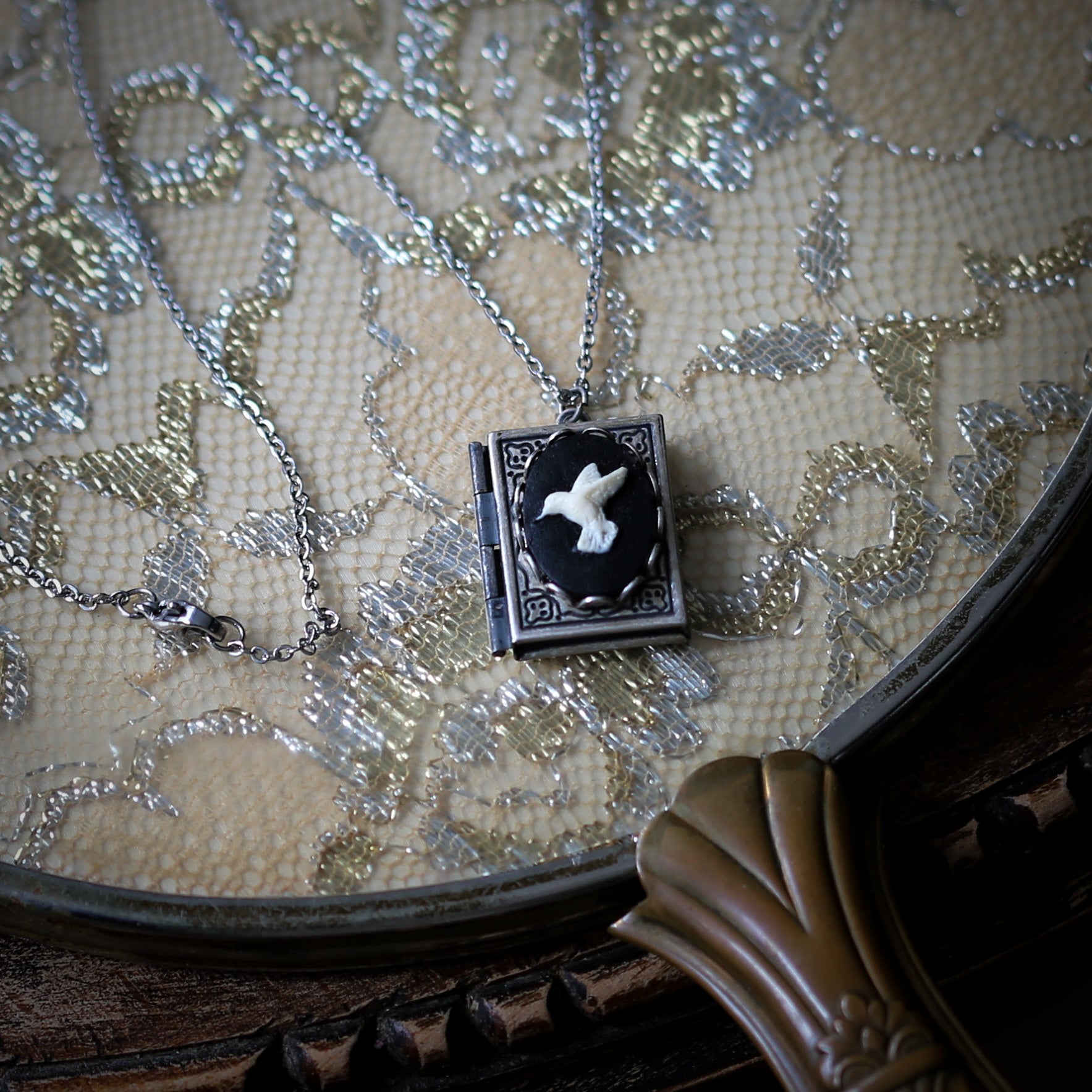 Cameo Book Locket