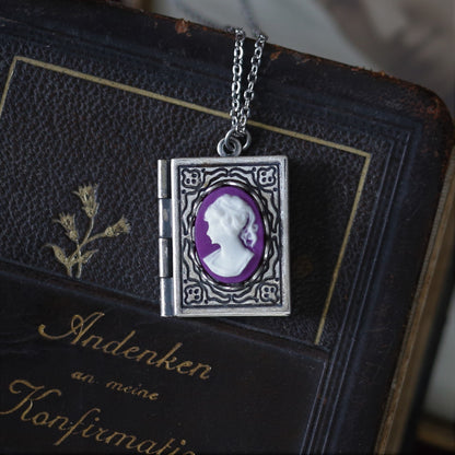 Lady Cameo Book Locket