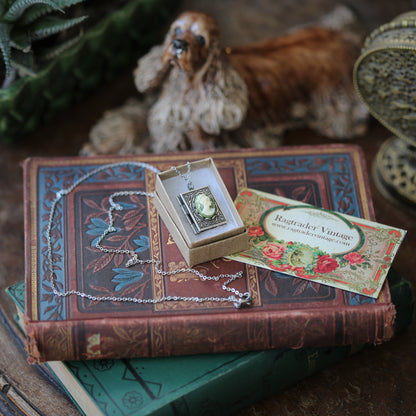 Lady Cameo Book Locket